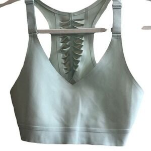 Victoria Secret Sport Mint Green Adjustable Sports Bra with Back Cutout Design